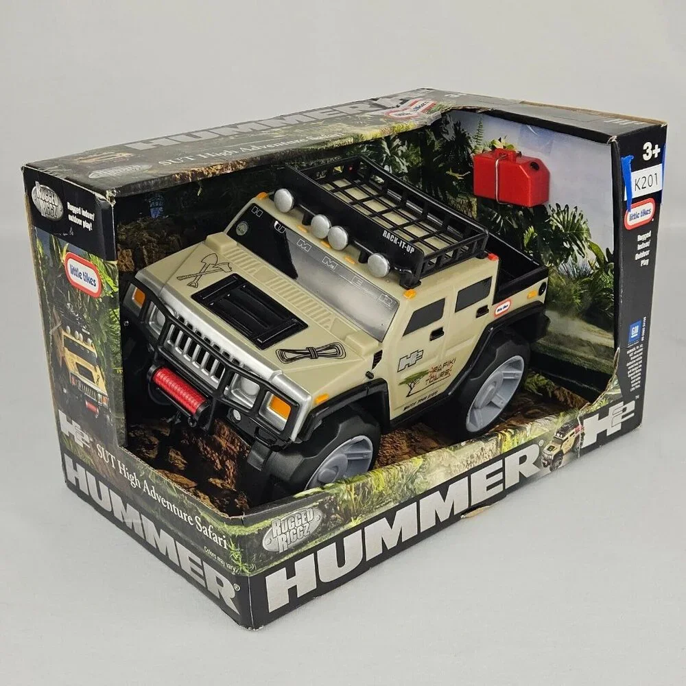 Little Tikes Rugged Riggz HUMMER H2 (6495) SUT HIGH ADVENTURE SAFARI VHTF (K201)